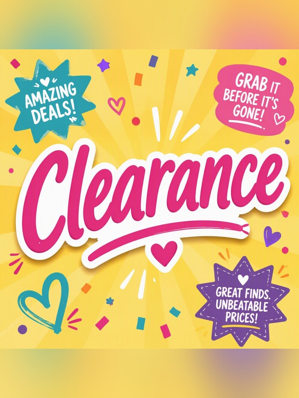 Clearance - As Is